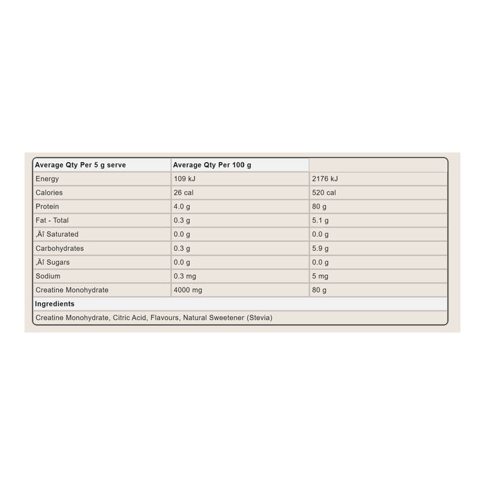 Switch Nutrition Flavoured Creatine 500g Wicked NRG