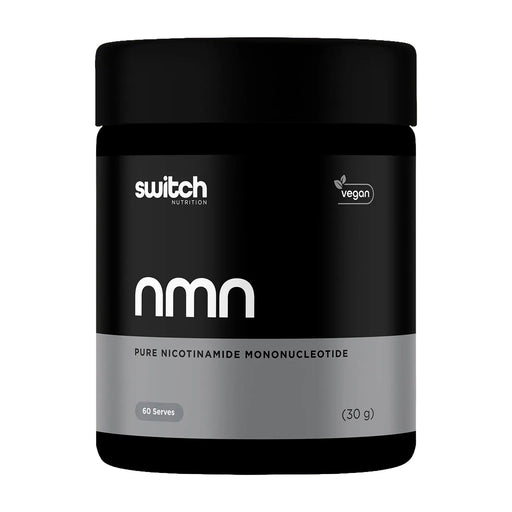 Switch Nutrition NMN Pure Nicotinamide Mononucleotide Powder 60 Serves 30g Wicked NRG