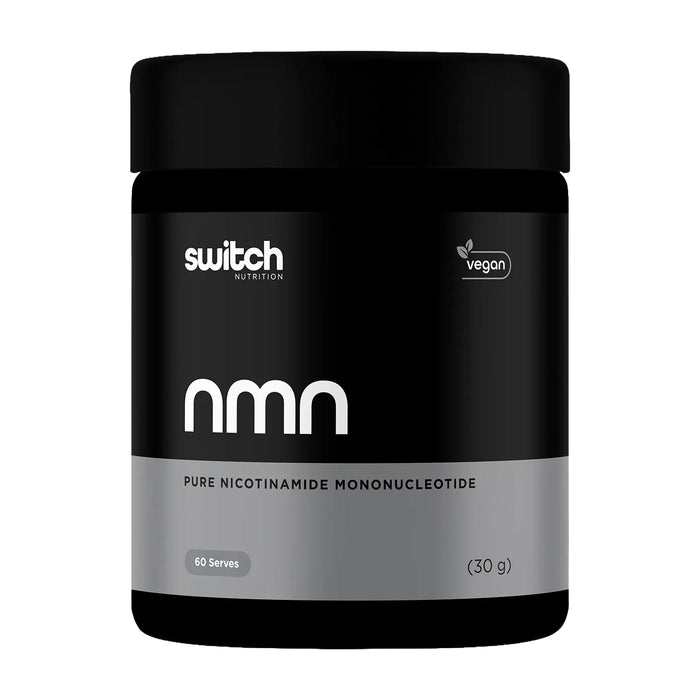Switch Nutrition NMN Pure Nicotinamide Mononucleotide Powder 60 Serves 30g Wicked NRG