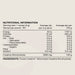 Switch Nutrition Purest Creatine 600g 167 Serves, Nutritional Panel, Wicked NRG