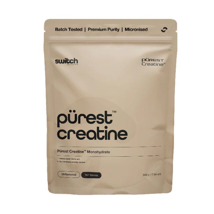 Switch Nutrition Purest Creatine 500g 167 Serves, Wicked NRG