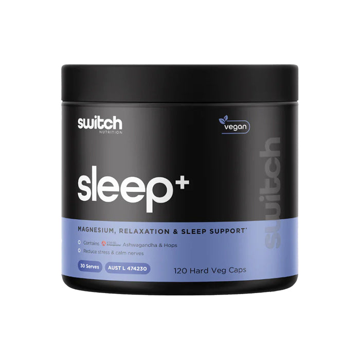 Switch Nutrition Sleep+ Capsules 120 Capsules Wicked NRG