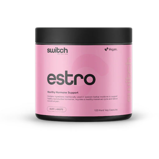 Switch Nutrition Estro 120 Capules Healthy Hormone Support Vegan  Wicked NRG