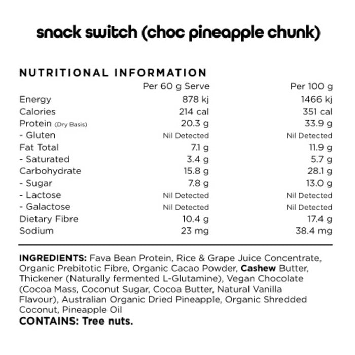 Switch Nutrition Snack Switch Bar