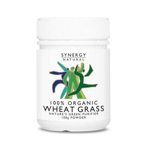 Synergy Natural Organic Wheat Grass 100g Wicked NRG 