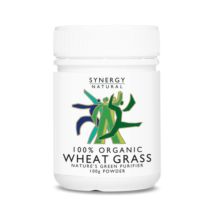 Synergy Natural Organic Wheat Grass 100g Wicked NRG 