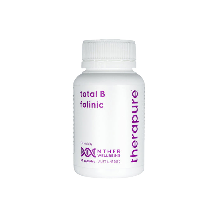 THERAPURE BY MTHFR WELLBEING TOTAL B FOLINIC 60 Capsules Wicked NRG