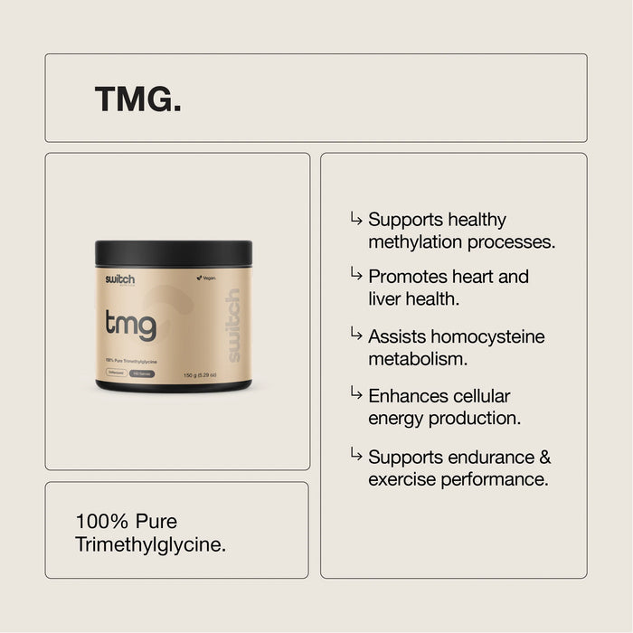 TMG supplement powder SWITCH Nutrition Wicked NRG