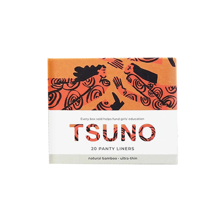 TSUNO Natural Bamboo Panty Liners 20 Pack Wicked NRG