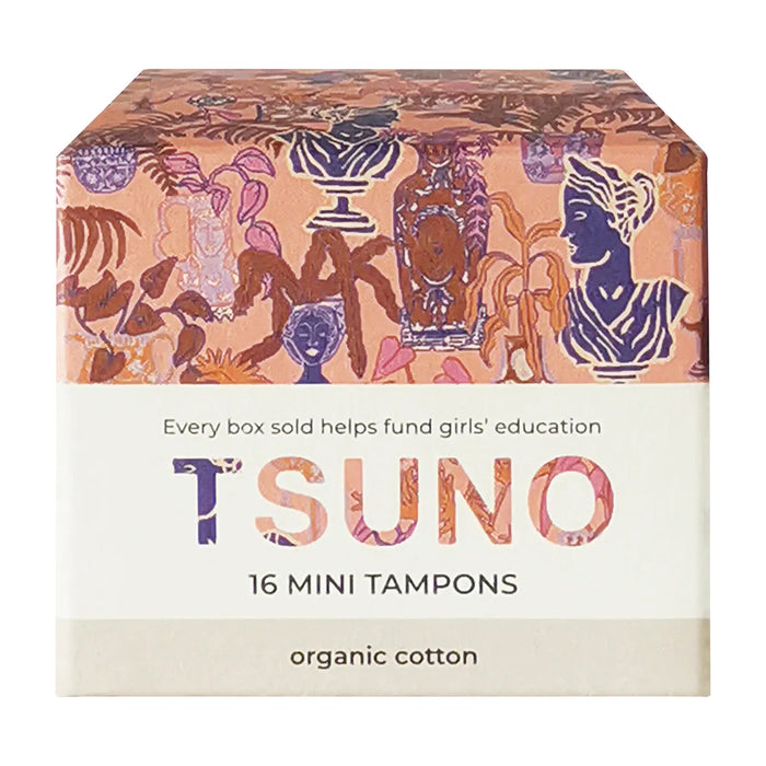 TSUNO Organic Cotton Tampons Mini 16 Pack Wicked NRG