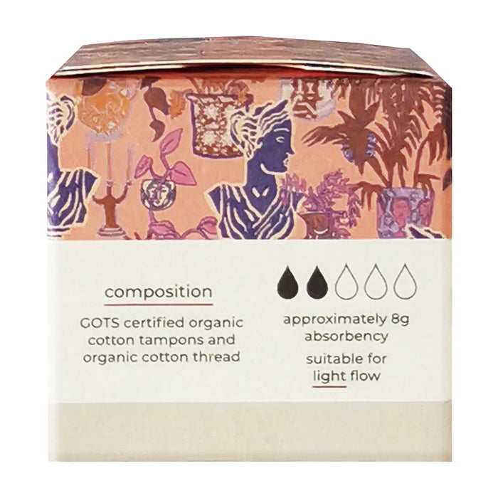 TSUNO Organic Cotton Tampons Mini 16 Pack a Wicked NRG