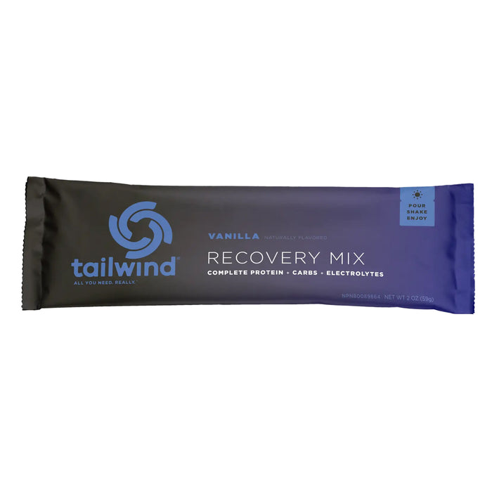 Tailwind Nutrition Recovery Mix - Non-Caffeinated Vanilla Single serve, Wicked NRG