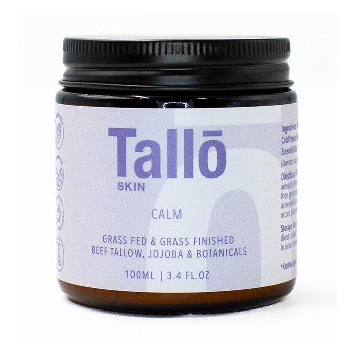 Tallo Skin Organic Tallow Cream - Calm 100ml Wicked NRG