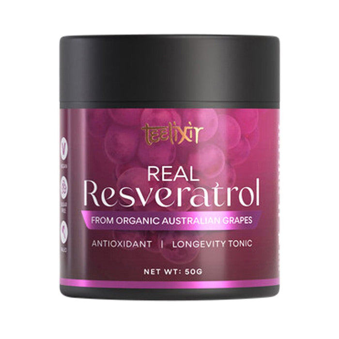Teelixir Real Resveratrol From Organic Australian Grapes 50g Wicked NRG