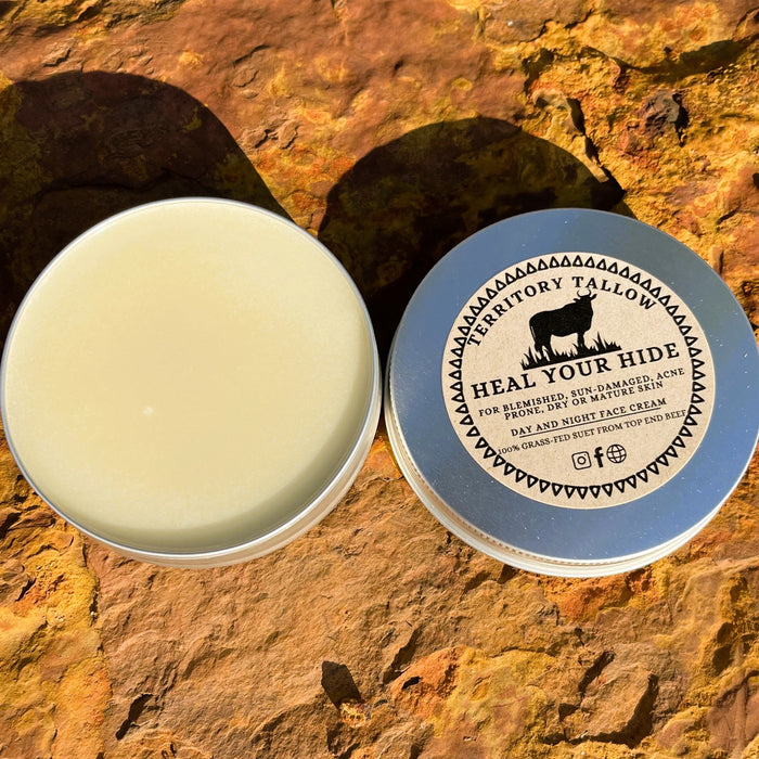Territory Tallow Heal Your Hide Face Cream 100g Wicked NRG