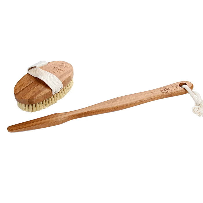 The Skin Brush by Bass Brushes 100% Natural Plant Bristle Dry Body Brush Wicked NRG