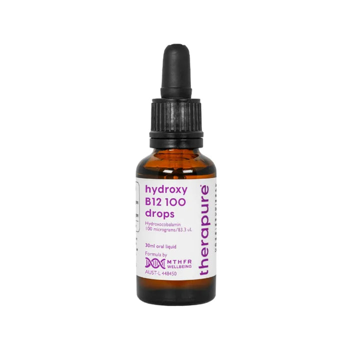 Therapure MTHFR Wellbeing Hydroxy B12 100 Drops 30ml Wicked NRG