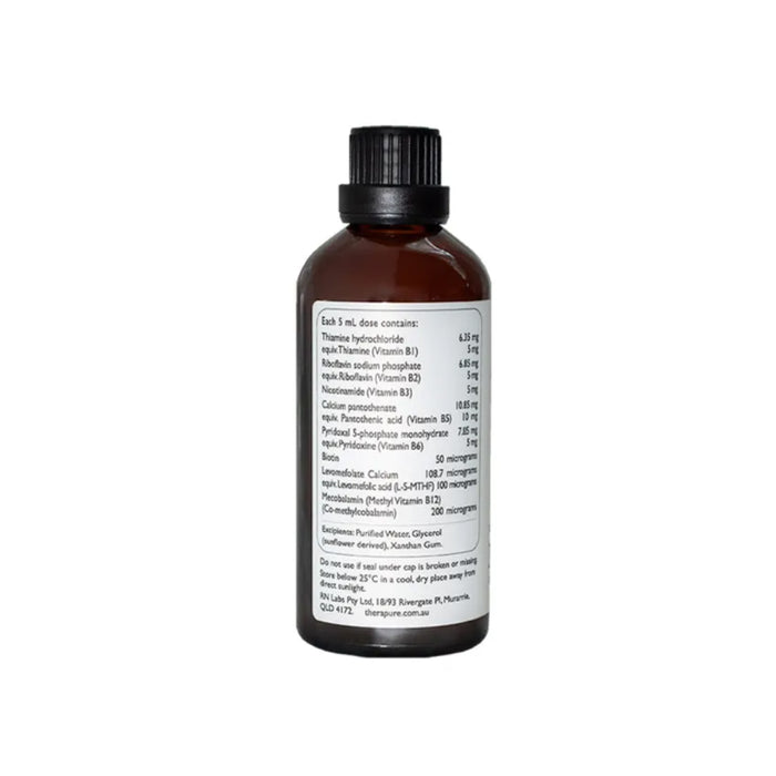 Therapure MTHFR Wellbeing Total B Drops 100ml Nutritional Panel Wicked NRG
