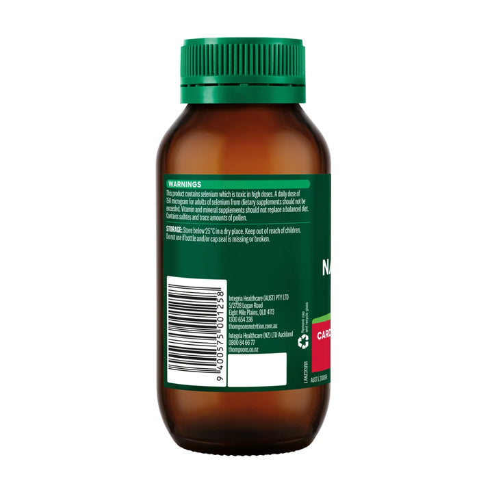 Thompson's Natural E 500IU 100 Capsules a Wicked NRG