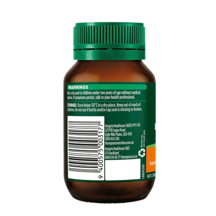 Thompsons One-a-Day ECHINACEA 4000 60 Tabs Directions Wicked NRG