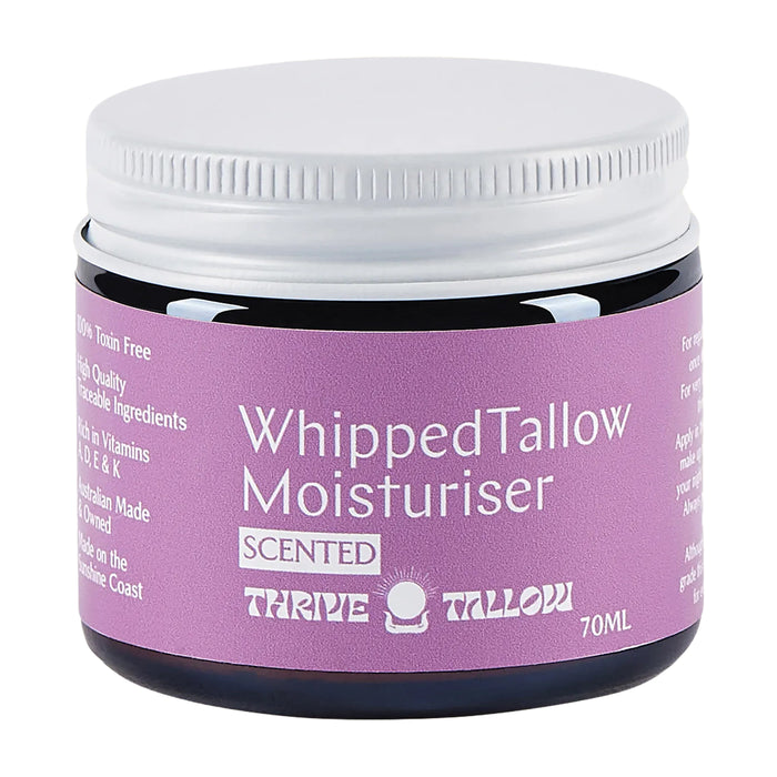Thrive Tallow Whipped Tallow Moisturiser Scented  Ylang Ylang & Vanilla 70ml Wicked NRG