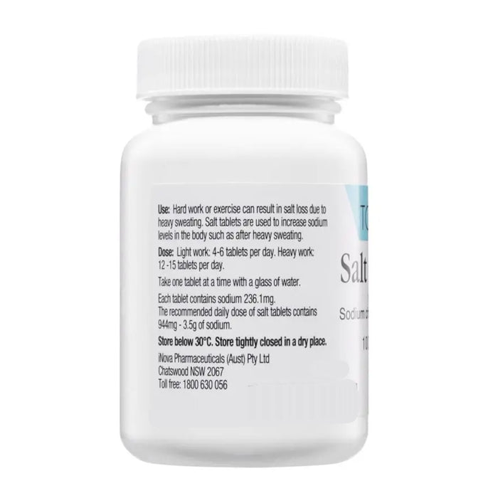 Toppin Salt Tablets 600mg 100 Tablets a Wicked NRG