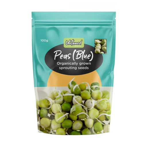 Untamed Peas (Blue) Organically Grown Sprouting Seeds
