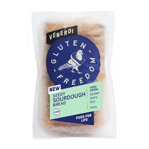 Venerdi Gluten Free Seedy Sourdough Bread 400g Wicked NRG