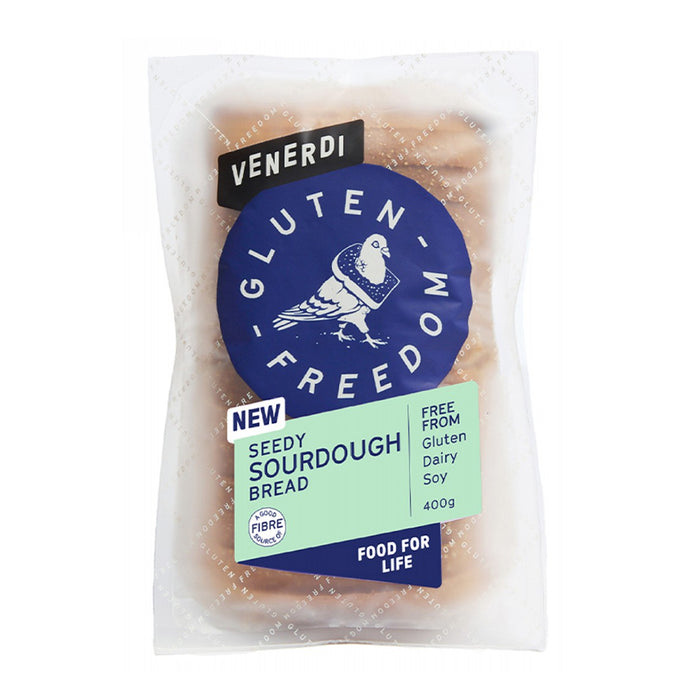 Venerdi Gluten Free Seedy Sourdough Bread 400g Wicked NRG