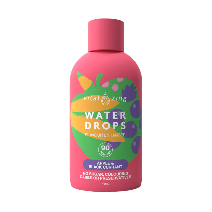 Vital Zing Water Drops Apple Blackcurrant 45ml, Wicked NRG