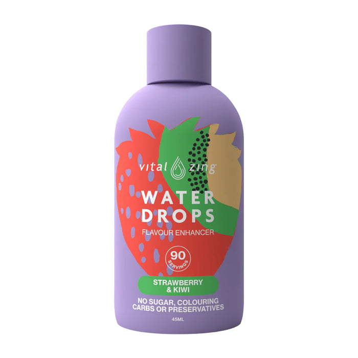 Vital Zing Water Drops Strawberry & Kiwi 45ml Wicked NRG