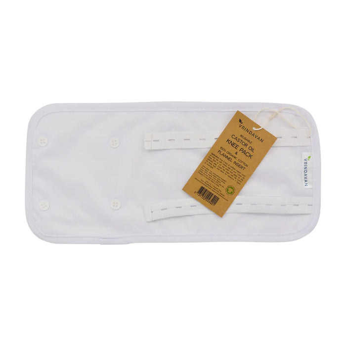 Vrindavan Castor Oil Knee Pack White a Wicked NRG