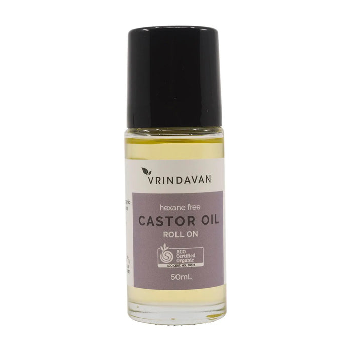 Vrindavan Castor Oil Roll On 50ml Wicked NRG