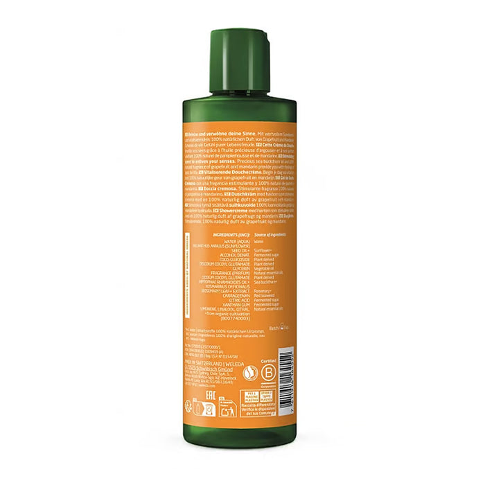 Weleda Vitality Shower Cream - Sea Buckthorn, 400ml Ingredients Wicked NRG