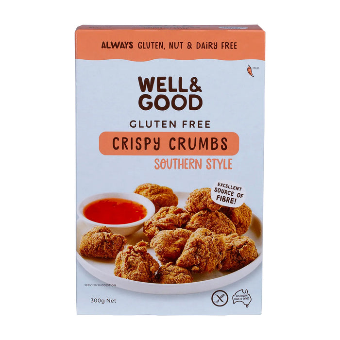 Well and Good Gluten Free Crispy Crumbs Southern Style 300g Wicked NRG