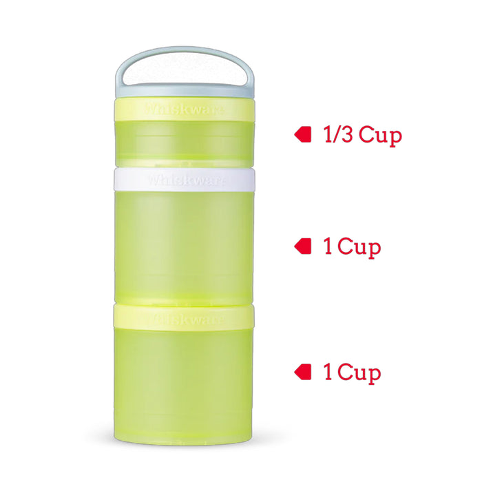 Whiskware Classic Color Snack Containers 3 pcs Wicked NRG
