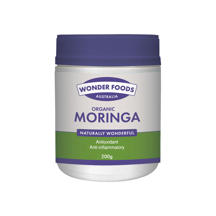 Wonder Foods, Organic Moringa, Superfood Supplement, 200g, Wicked NRG