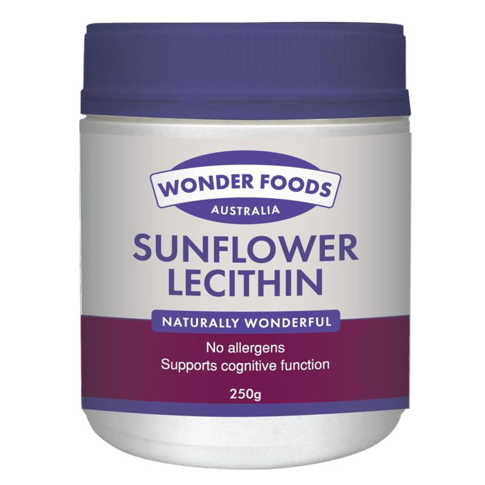 Wonder Foods Sunflower Lecithin Powder, 250g Wicked NRG