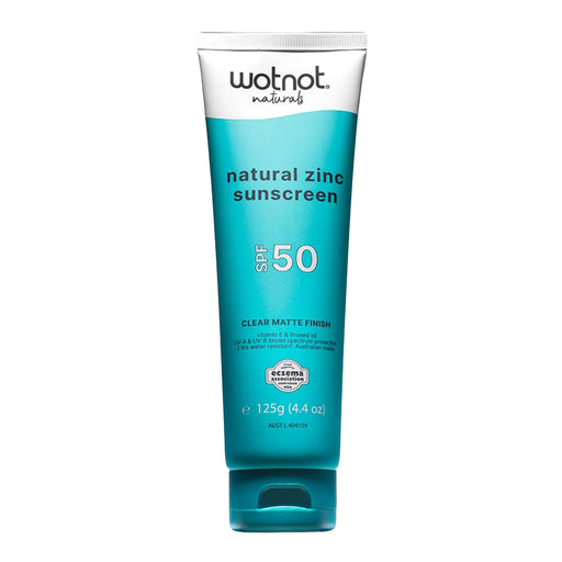 Wotnot Natural Zinc Sunscreen SPF 50+ 125g Wicked NRG,
