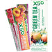 X50 Green Tea + Resveratrol, 6 Assorted Flavours, 6 Sachets, Wicked NRG