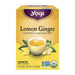 Yogi Tea Herbal Tea Bags Lemon Ginger 16pk Wicked NRG