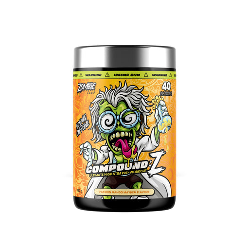 Zombie Labs Compound Z Passion Mango Mayhem 40 Serves, Wicked NRG