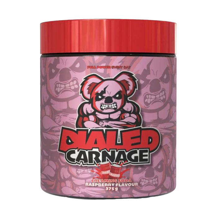 xathletics Dialed Carnage Strawberry Cloud 25 Serves 375 Grams Wicked NRG