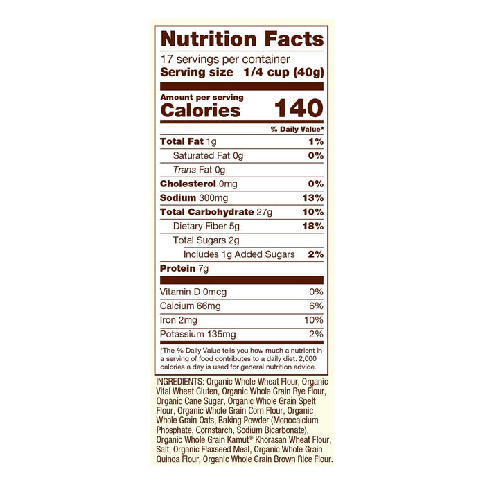 Bob's Red Mill Organic 7 Grain Pancake & Waffle Mix