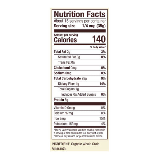 Bob's Red Mill Organic Amaranth Flour