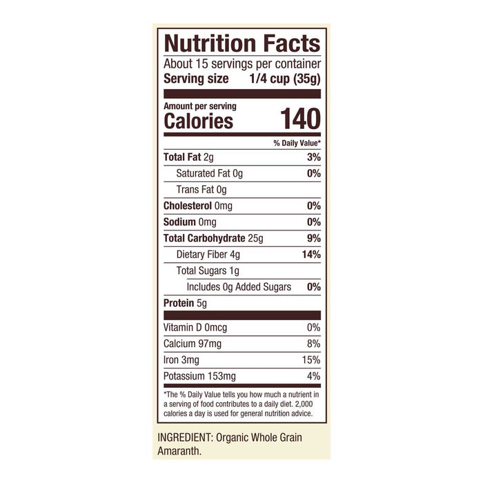 Bob's Red Mill Organic Amaranth Flour