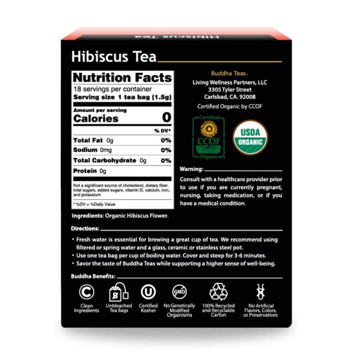 Buddha Teas Organic Hibiscus Tea