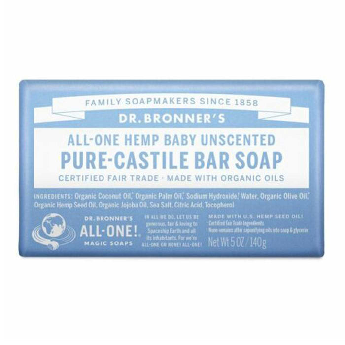 Dr Bronners Pure Castile Bar Soap is stocked at Wicked NRG