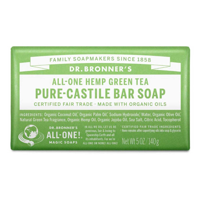 Dr Bronners Pure Castile Bar Soap is stocked at Wicked NRG