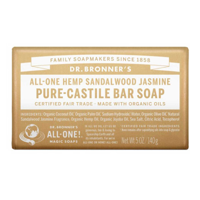 Dr Bronners Pure Castile Bar Soap is stocked at Wicked NRG